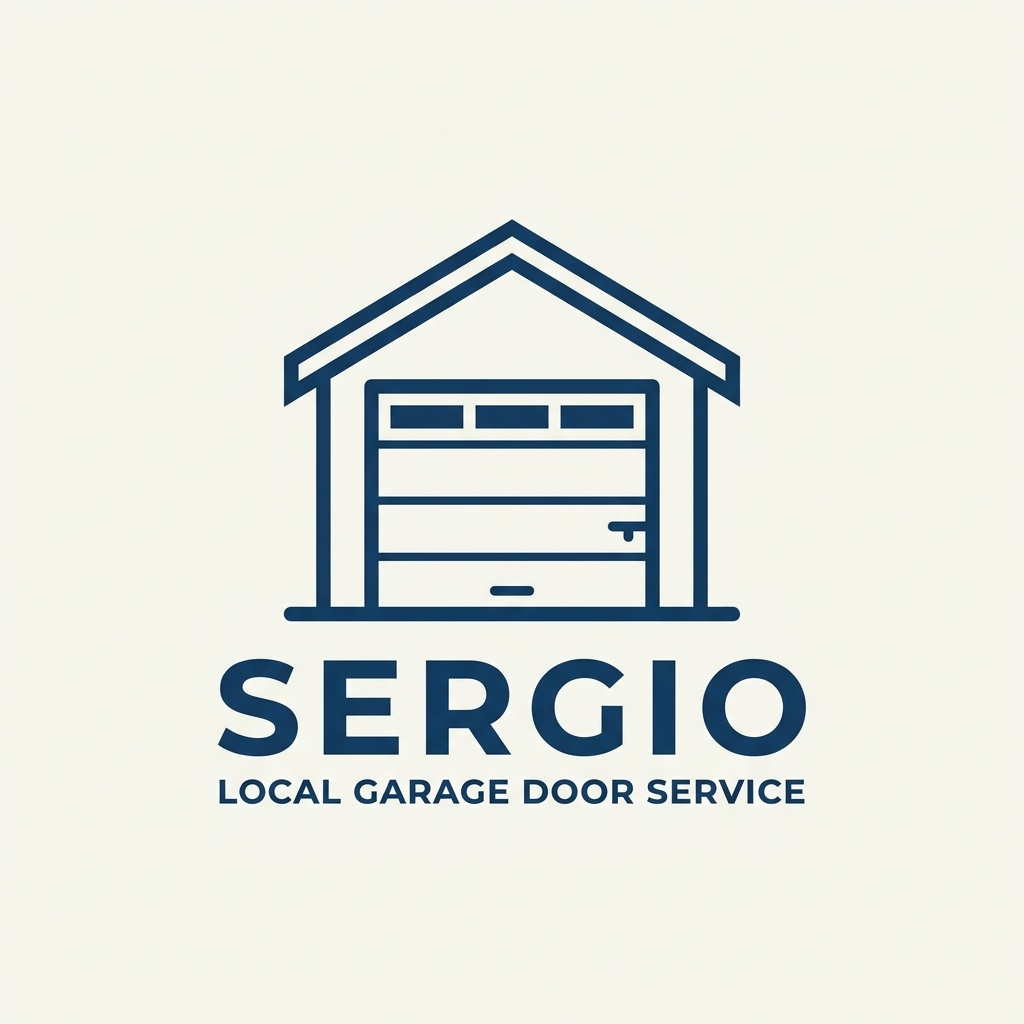 Sergio Local Garage Door Service Logo